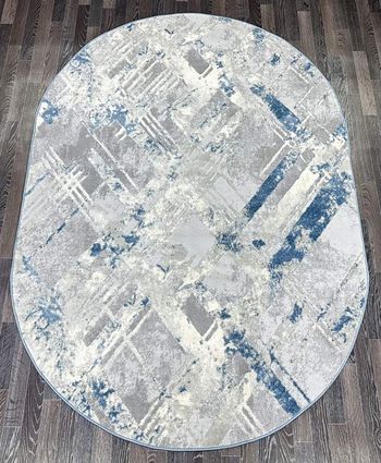 Кавер Bojnord  V134A_D.GREY SHRINK / L.BLUE HEATSET овал  