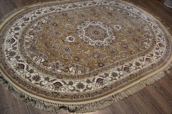 Бельгийский ковер Изумруд (IZUMRUD) 2m003 gold-oval