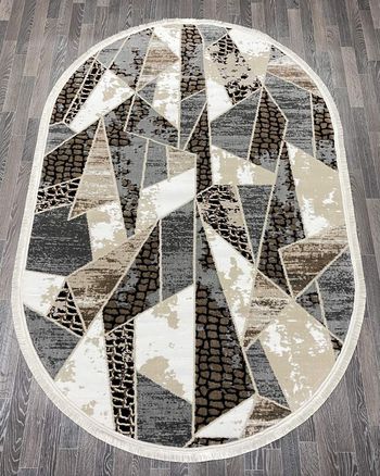 Турецкий Ковёр AURA 40667A Beige овал