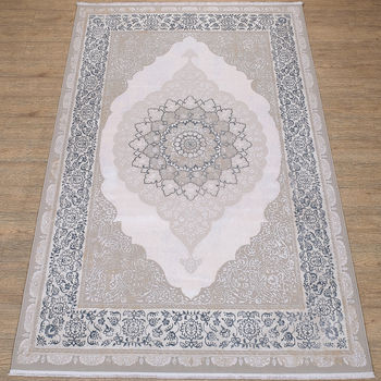 Турецкий ковер GLORIA A0266A White Grey
