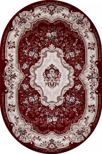 Ковер GAVANA D017 - RED - Овал 