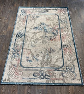 Турецкий ковер Alissa 819 Blue Pink