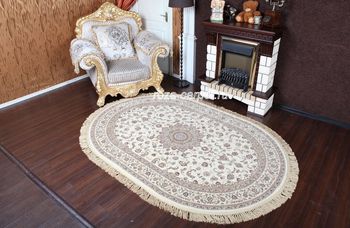 Бельгийский ковер Изумруд 2m001 ivory oval