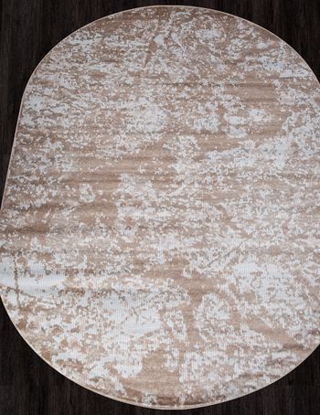 Ковер D941 - DARK BEIGE - Овал 