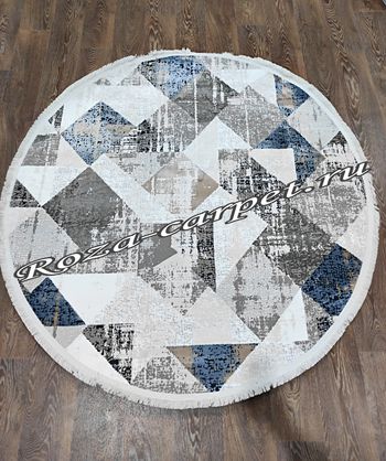 Круглый Ковёр DECO 10128A Navy
