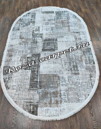 Овальный Ковёр DECO 10133A Grey