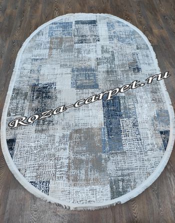 Овальный Ковёр DECO 10133A Navy