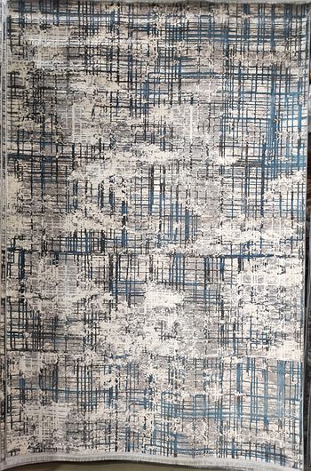 Турецкий Ковёр Бодрум 3244А Blue Dark Grey