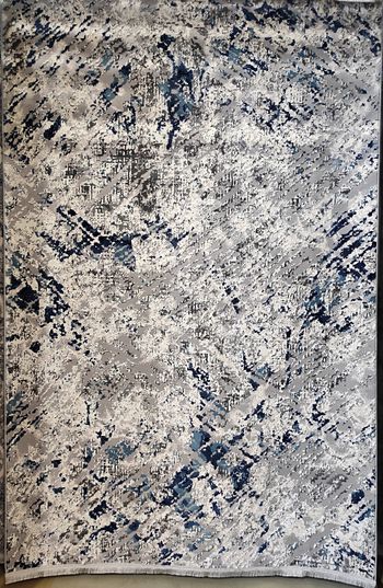 Турецкий Ковёр Бодрум 3242А Blue Dark Grey