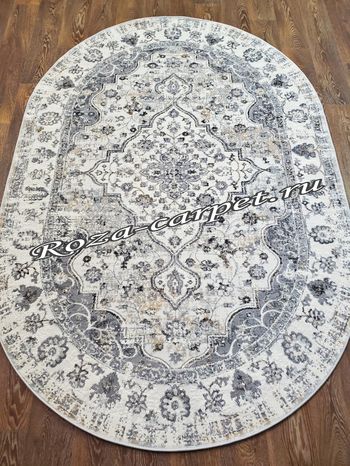 Ковёр ANTEP 172А Grey овал