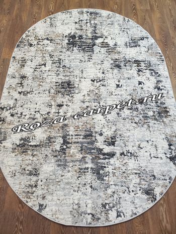 Ковёр ANTEP 073B Grey овал