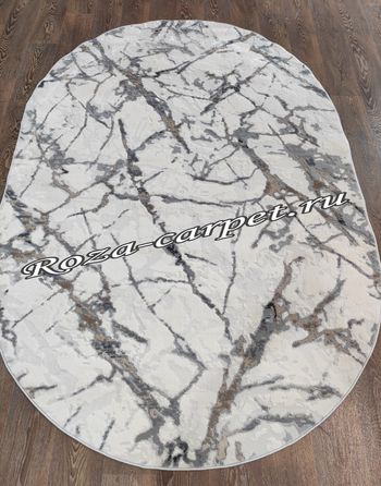 Ковёр ANTEP 681А Grey Vizon овал