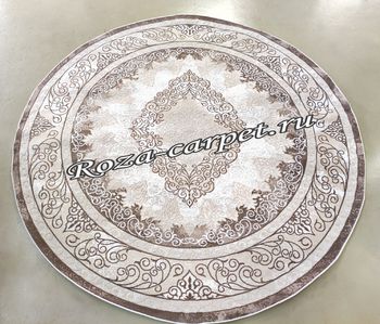 Классический круглый Ковёр Velvet 23070A Vizon