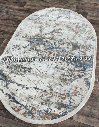 Овальный Ковёр DECO 10517 Cream Blue