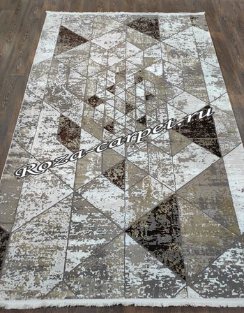 Абстрактный Ковёр Deco 10092A Brown