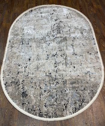 Турецкий ковер Monaliza A460A L.Grey/L.Grey овал