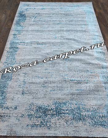 Современный Ковёр Antik 5574A S.L.Grey/Turquoise