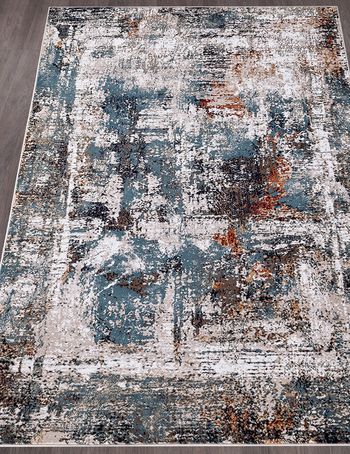 Ковер D865 - CREAM-BLUE