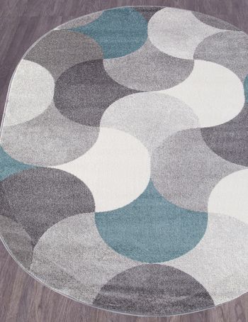 Ковер 2257 - LIGHT GRAY - Овал