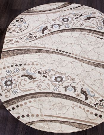 Ковёр Валенсия Делюкс D312 Cream Brown