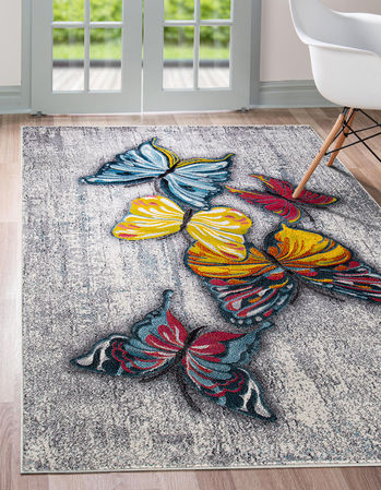 Детский ковер RIO C064 Grey Multicolor 