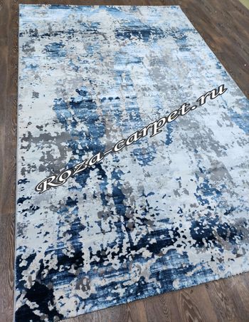Абстрактный Ковёр Антик 5573А Grey Blue